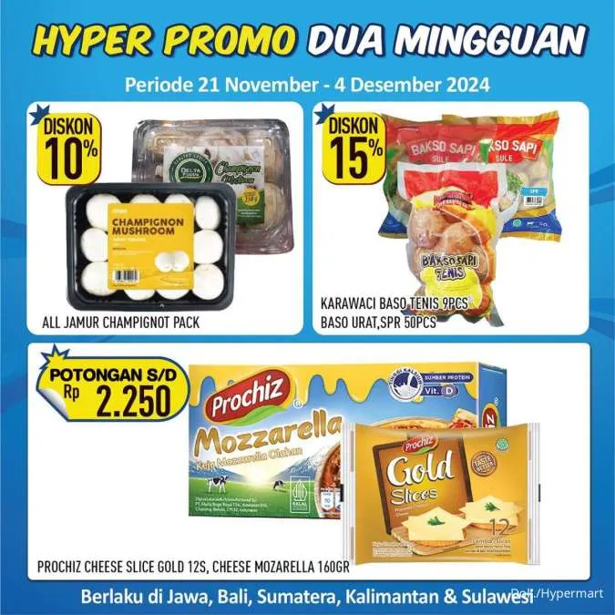 Promo Hypermart Dua Mingguan Periode 21 November-4 Desember 2024