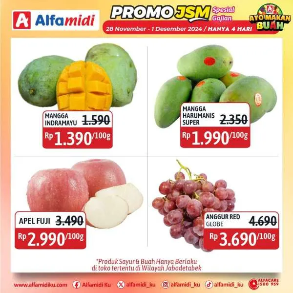 Promo JSM Alfamidi Spesial Gajian Periode 28 November-1 Desember 2024