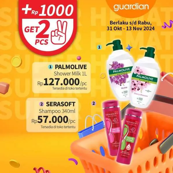 Promo Guardian Super Hemat Periode 31 Oktober-13 November 2024