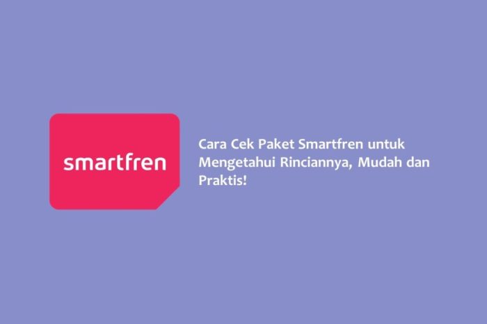 Cara cek paket smartfren