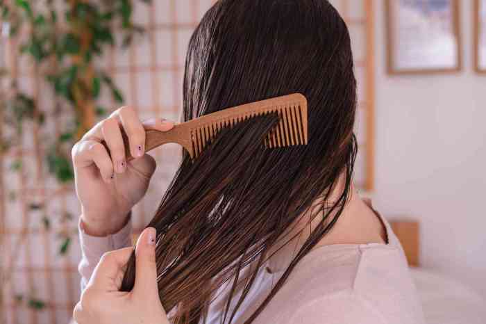 Cara meluruskan rambut secara alami