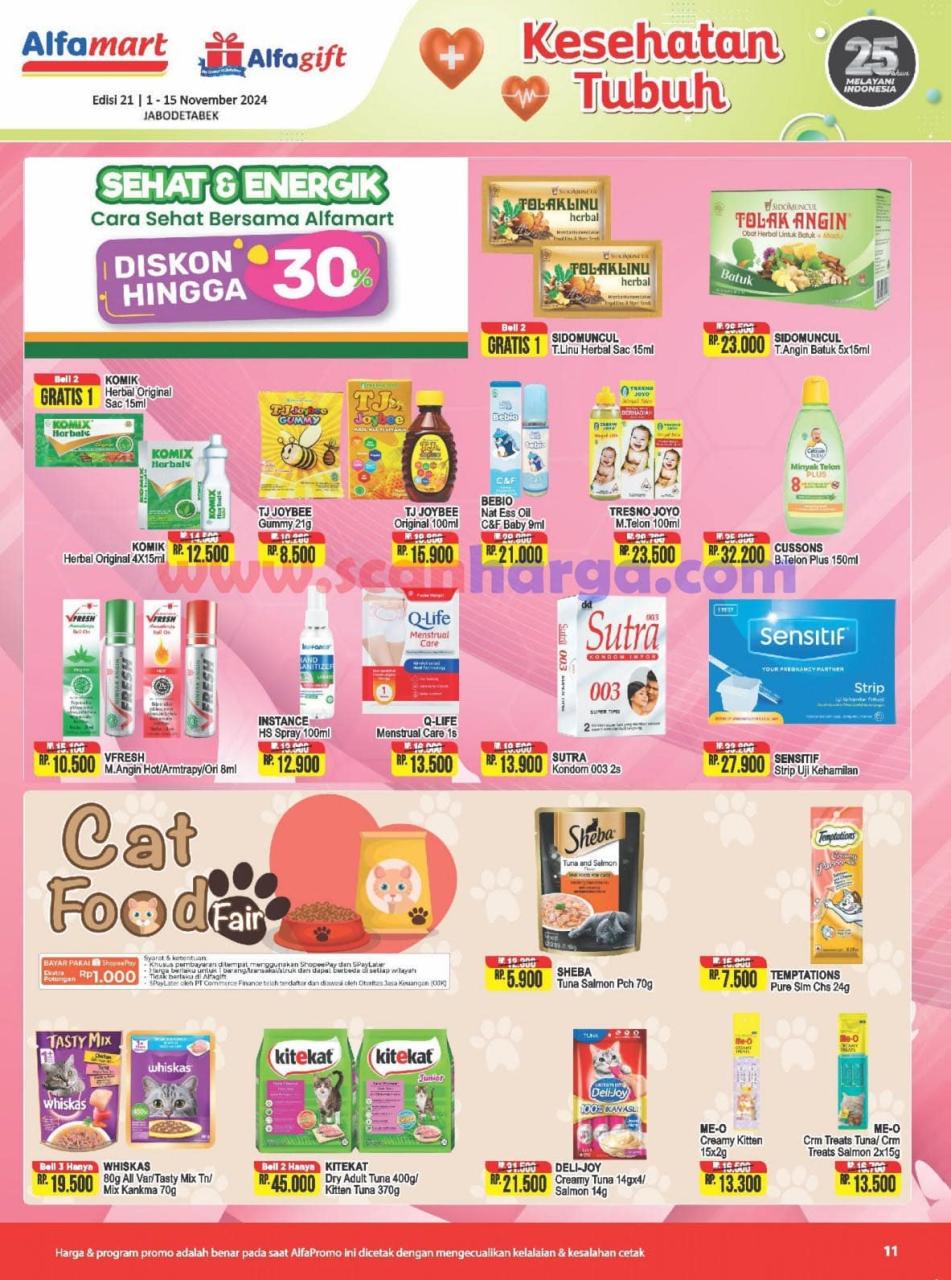 Katalog Alfamart Promo Terbaru 1 - 15 November 2024 11