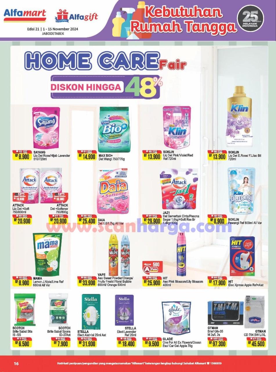 Katalog Alfamart Promo Terbaru 1 - 15 November 2024 16