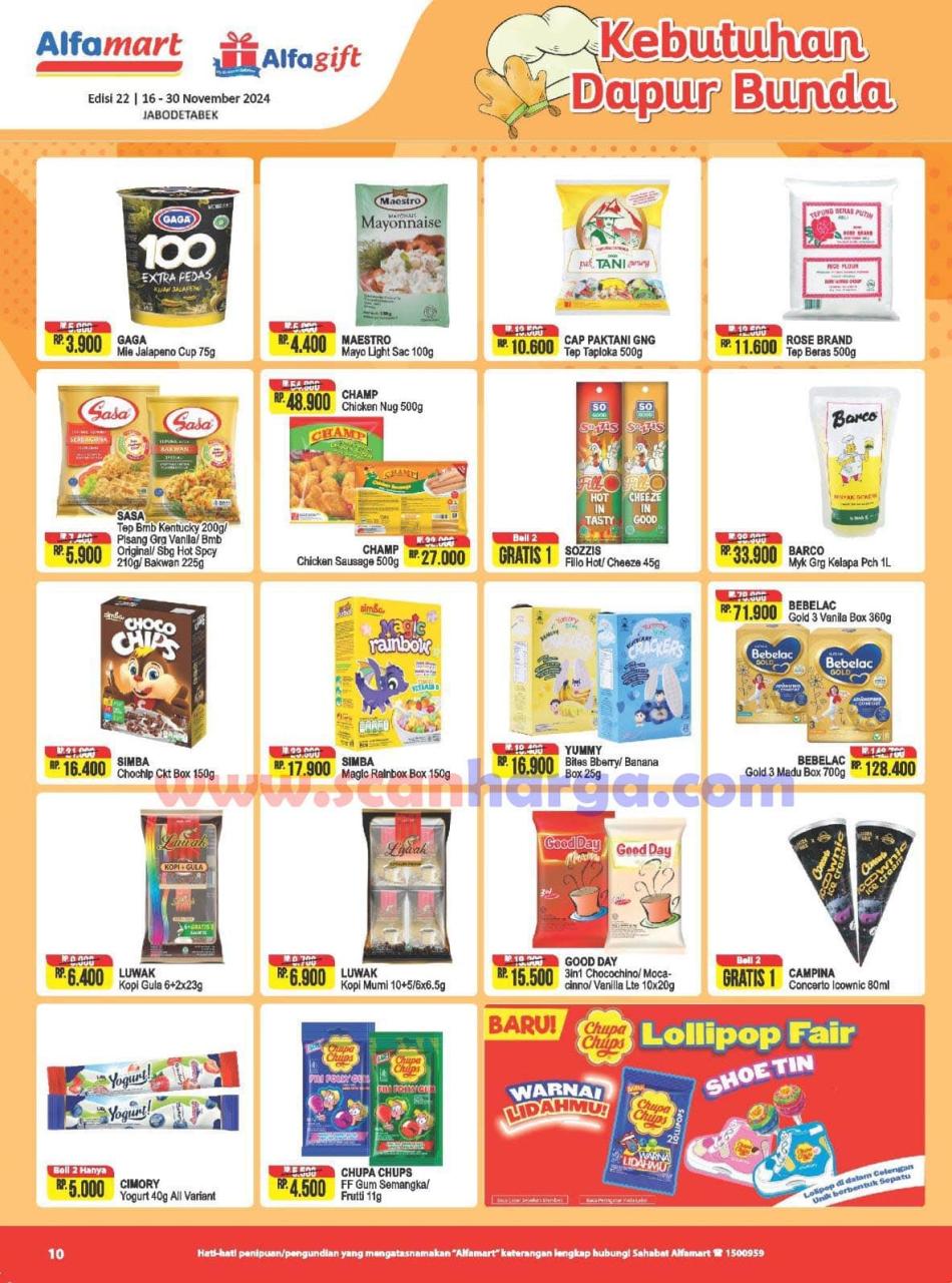 Katalog Alfamart Promo Terbaru 16 - 30 November 2024 10