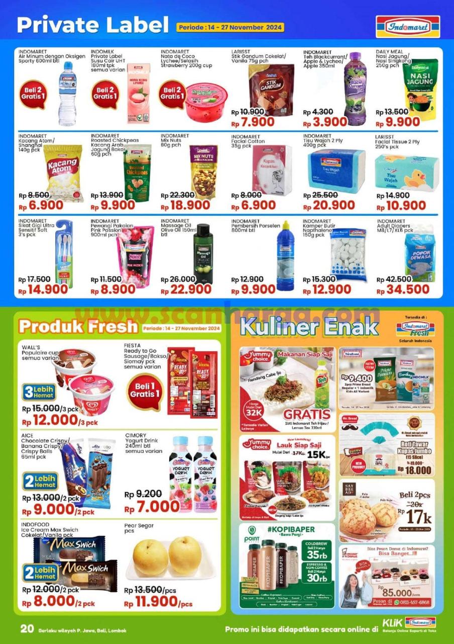 Katalog Indomaret Promo Terbaru 14 - 27 November 2024 20