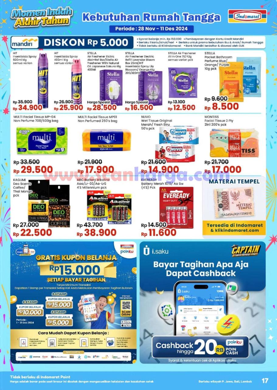 Katalog Indomaret Promo Terbaru 28 November - 11 Desember 2024 17