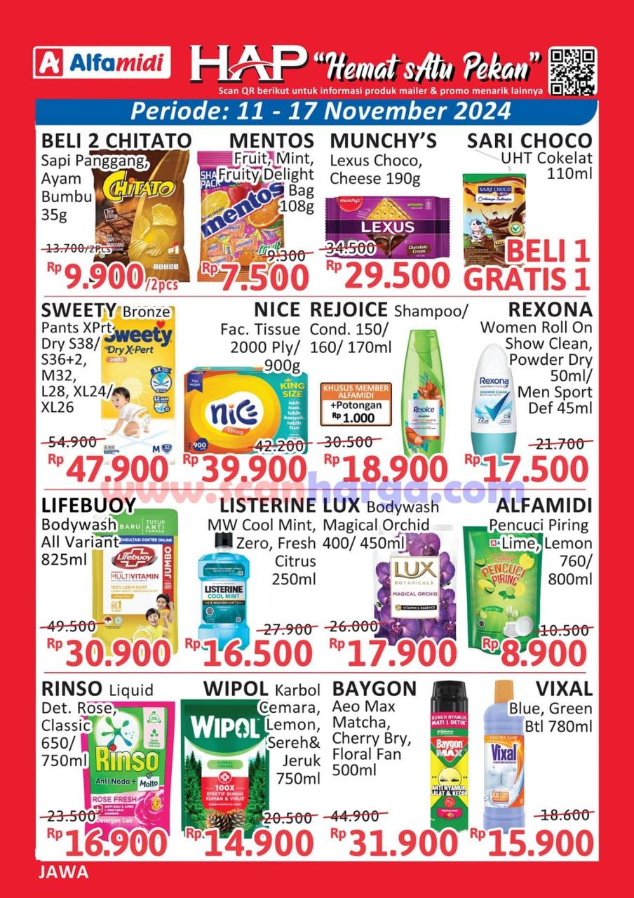 Katalog Promo Alfamidi Weekday Terbaru 11 - 17 November 2024 2