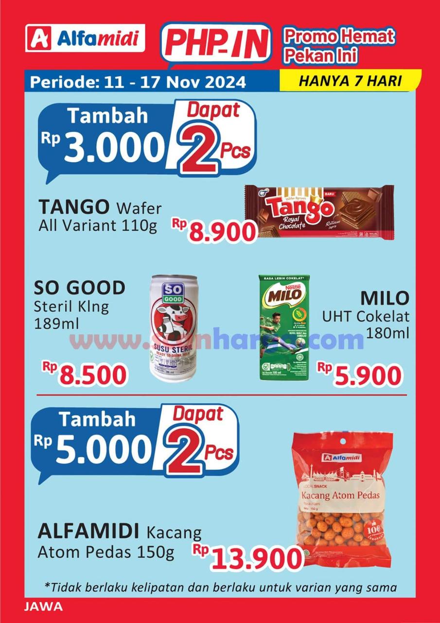 Katalog Promo Alfamidi Weekday Terbaru 11 - 17 November 2024 3