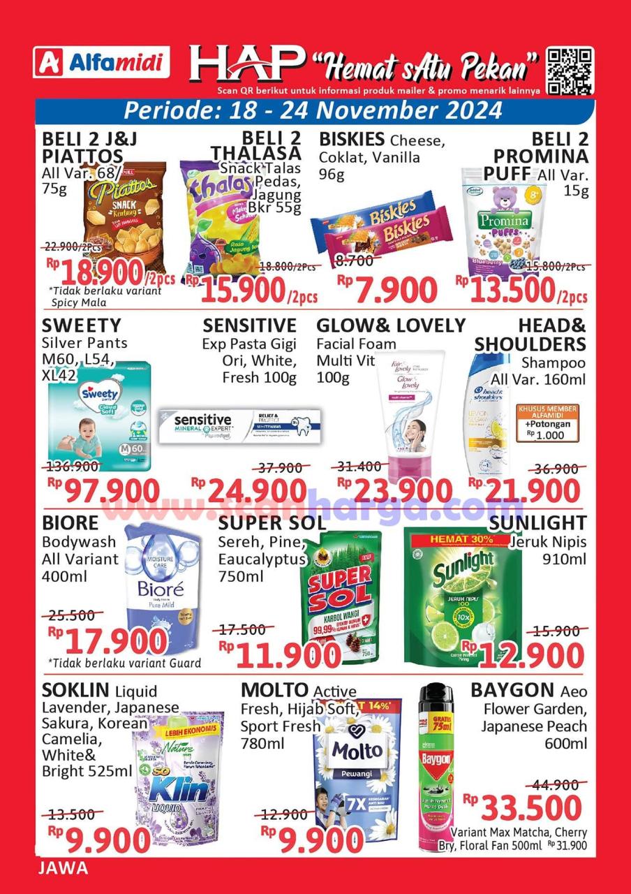 Katalog Promo Alfamidi Weekday Terbaru 18 - 24 November 2024 2