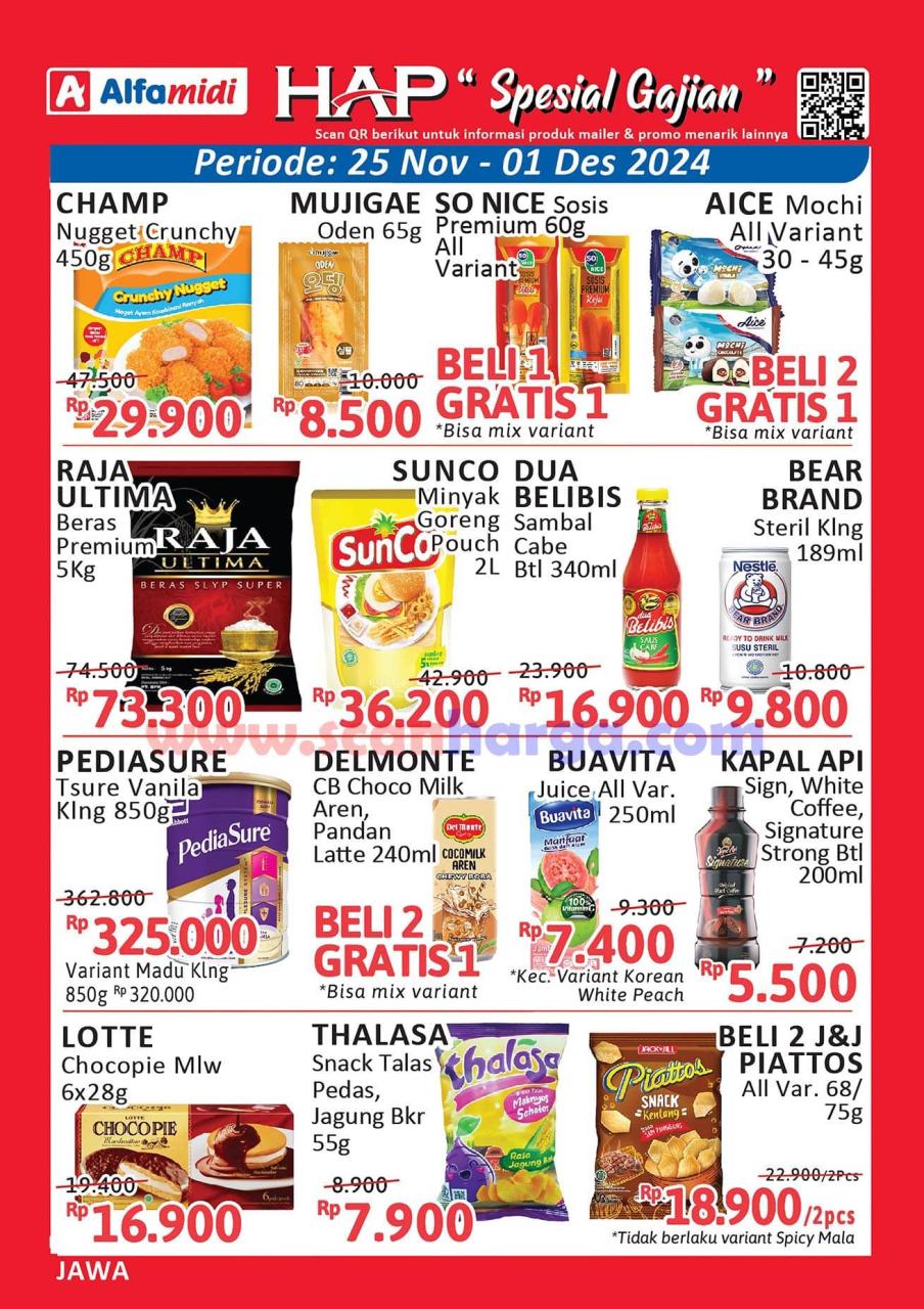 Katalog Promo Alfamidi Weekday Terbaru 25 November - 1 Desember 2024 1