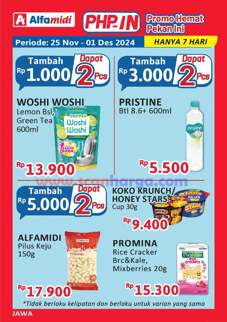 Katalog Promo Alfamidi Weekday Terbaru 25 November - 1 Desember 2024 3