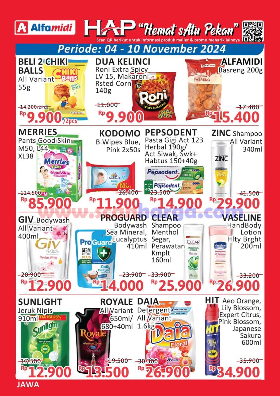 Katalog Promo Alfamidi Weekday Terbaru 4 - 10 November 2024 2