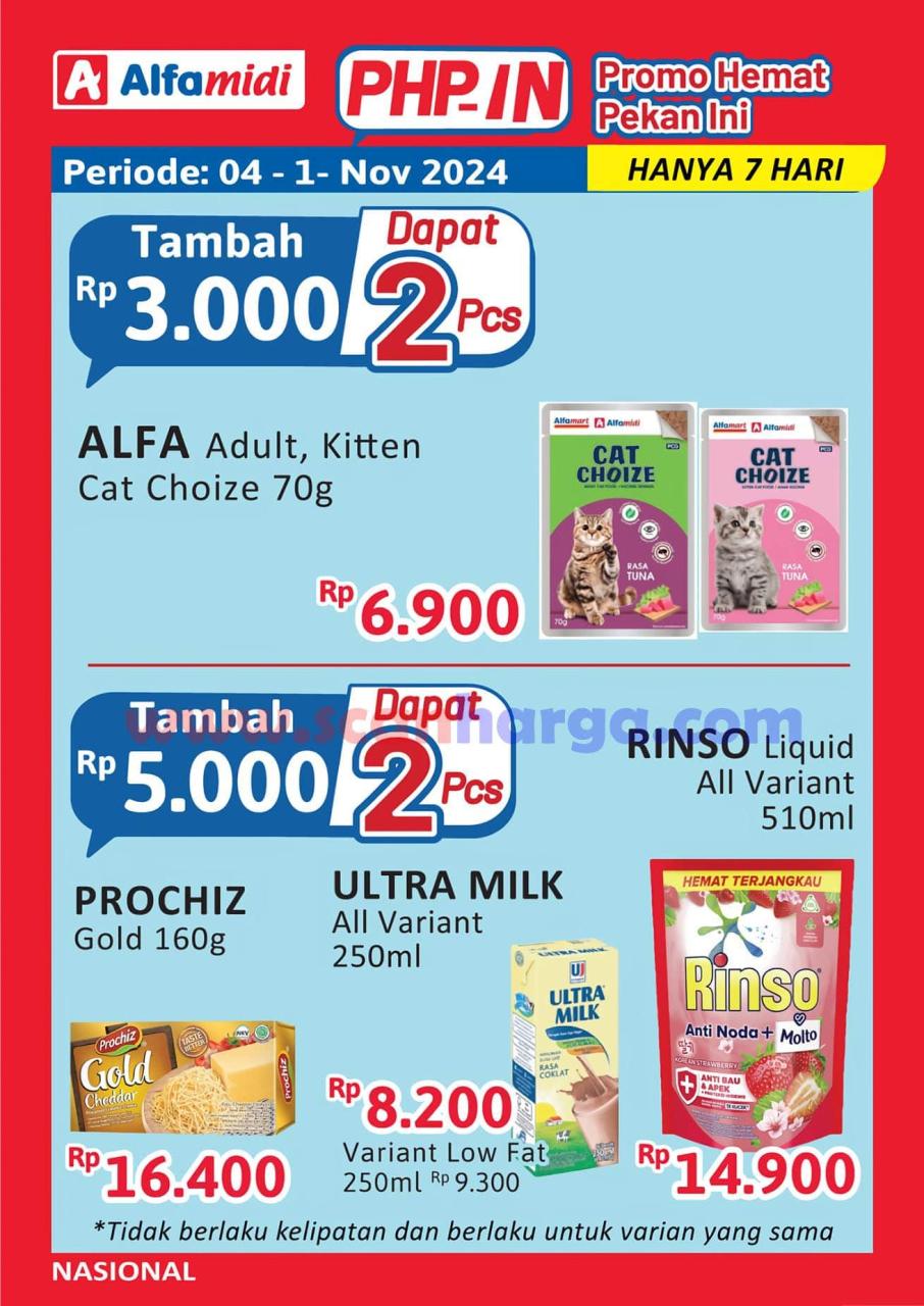 Katalog Promo Alfamidi Weekday Terbaru 4 - 10 November 2024 3