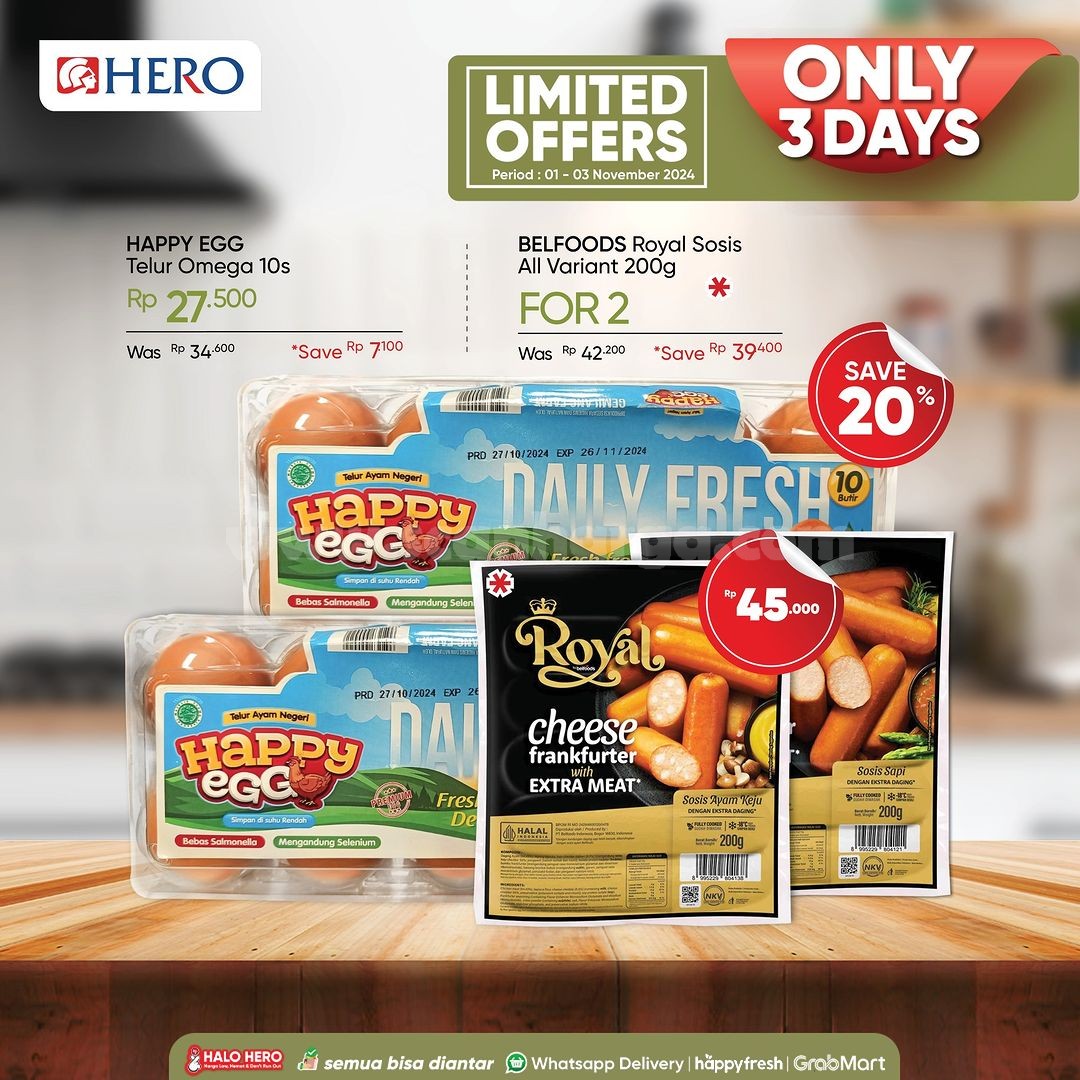 Katalog Promo HERO Supermarket Terbaru 1 - 3 November 2024