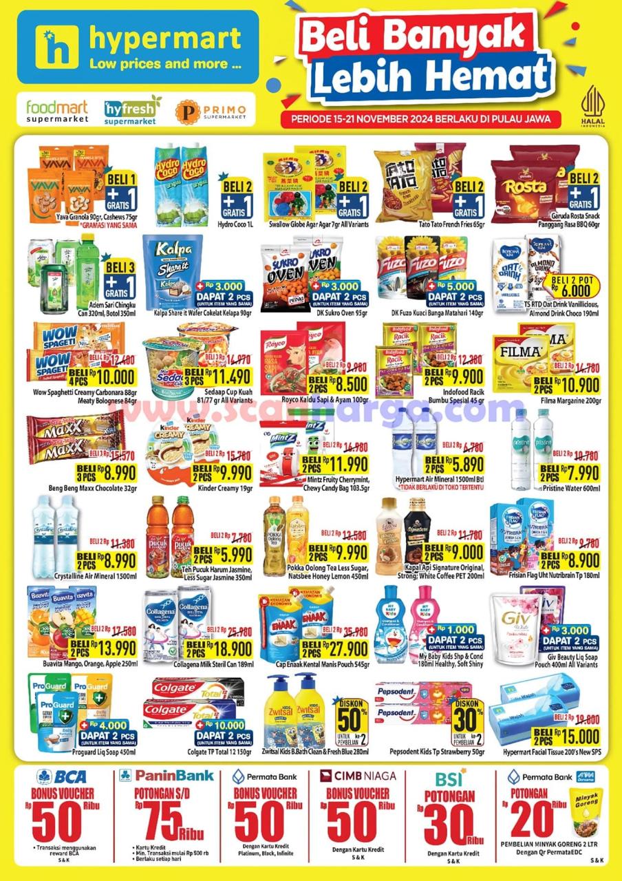 Katalog Promo Hypermart Weekday 19 - 21 November 2024 3