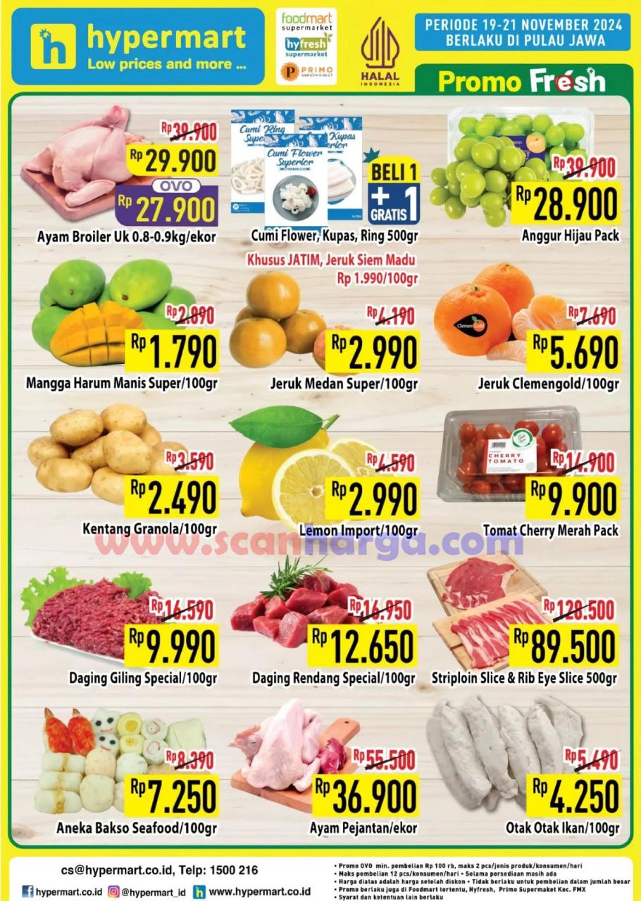 Katalog Promo Hypermart Weekday Terbaru 19 - 21 November 2024