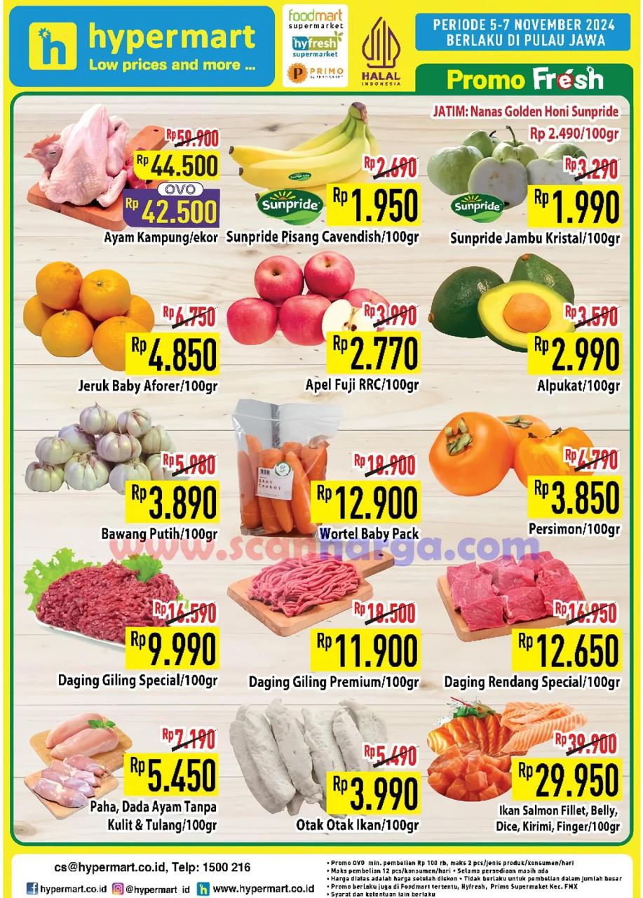 Katalog Promo Hypermart Weekday Terbaru 5 - 7 November 2024