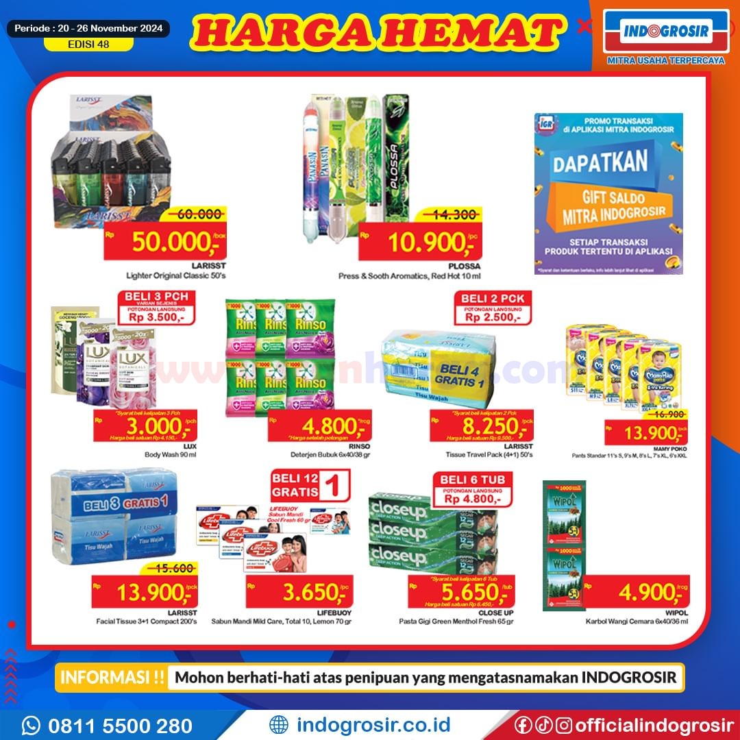 Katalog Promo Indogrosir Harga Hemat 20 - 26 November 2024 3