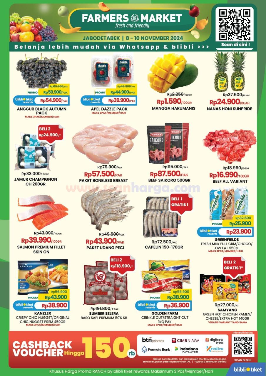 Katalog Promo JSM Farmers Market Weekend 8 - 10 November 2024 1