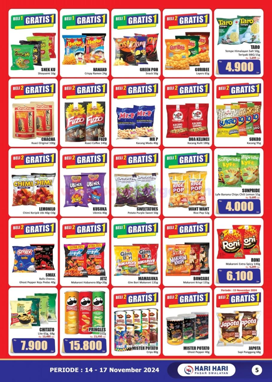 Katalog Promo JSM Hari Hari Swalayan 14 - 17 November 2024 5