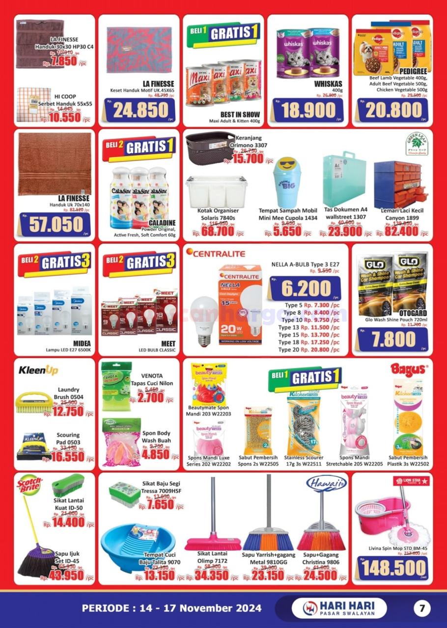 Katalog Promo JSM Hari Hari Swalayan 14 - 17 November 2024 7