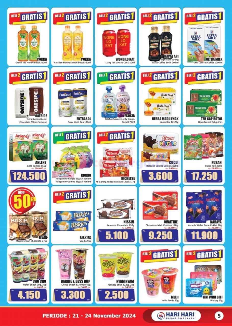 Katalog Promo JSM Hari Hari Swalayan 21 - 24 November 2024 5