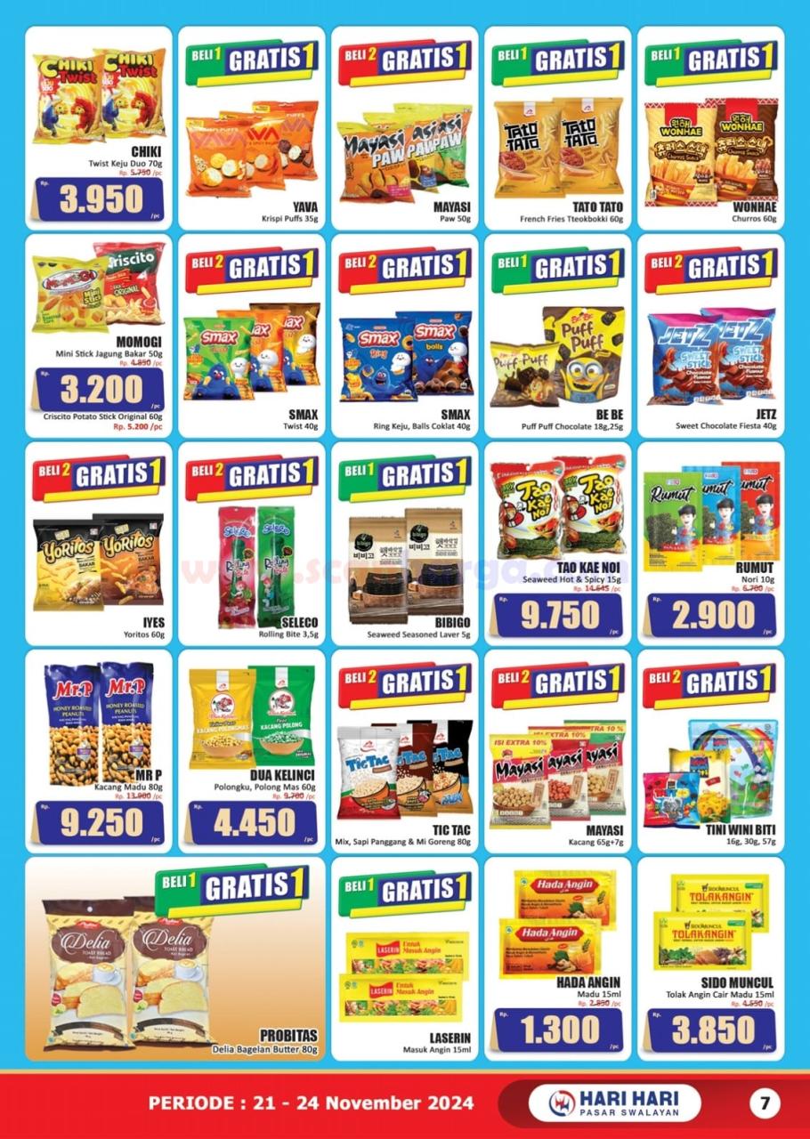 Katalog Promo JSM Hari Hari Swalayan 21 - 24 November 2024 7