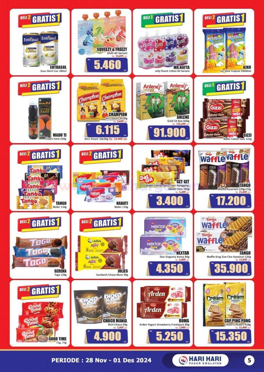 Katalog Promo JSM Hari Hari Swalayan 28 November - 1 Desember 2024 5