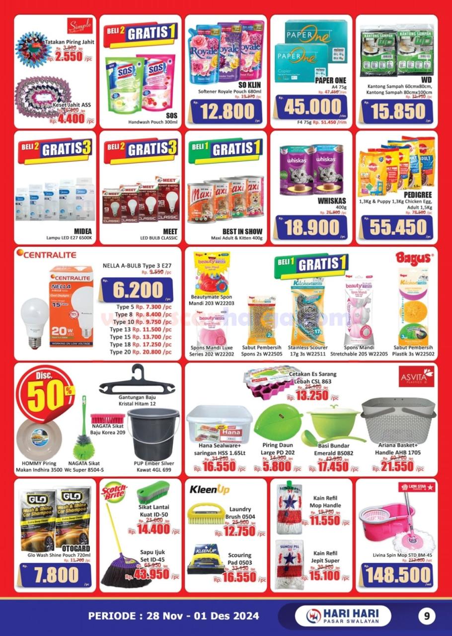 Katalog Promo JSM Hari Hari Swalayan 28 November - 1 Desember 2024 9