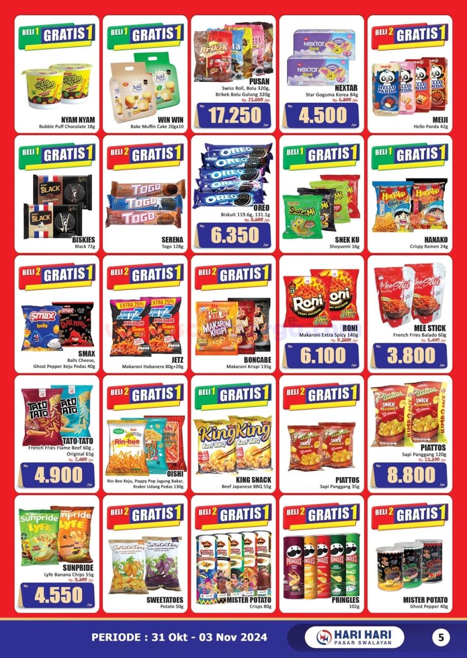 Katalog Promo JSM Hari Hari Swalayan 31 Oktober - 3 November 2024 5