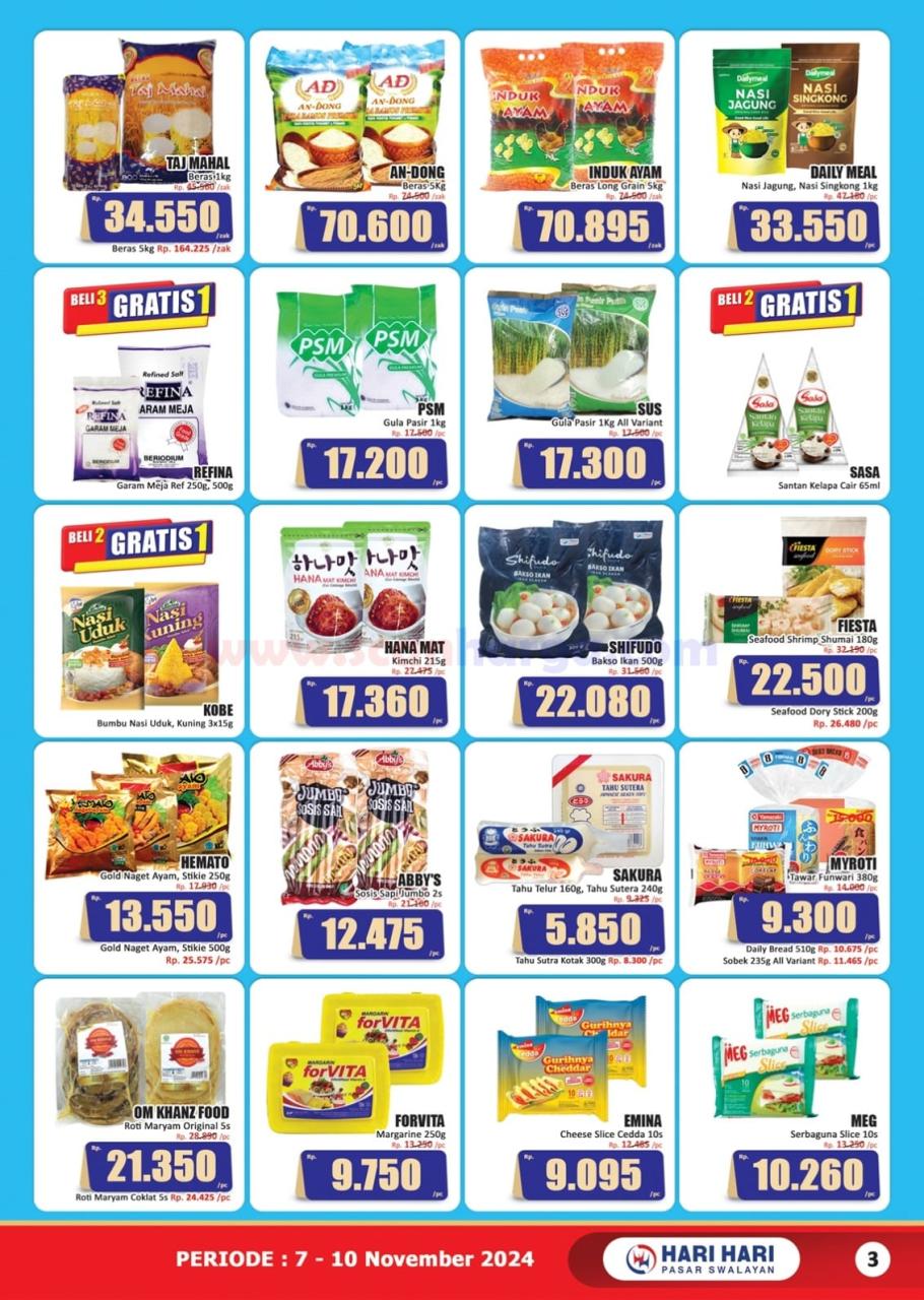 Katalog Promo JSM Hari Hari Swalayan 7 - 10 November 2024 3