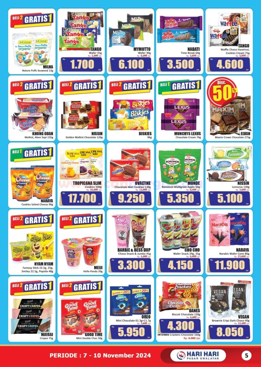 Katalog Promo JSM Hari Hari Swalayan 7 - 10 November 2024 5