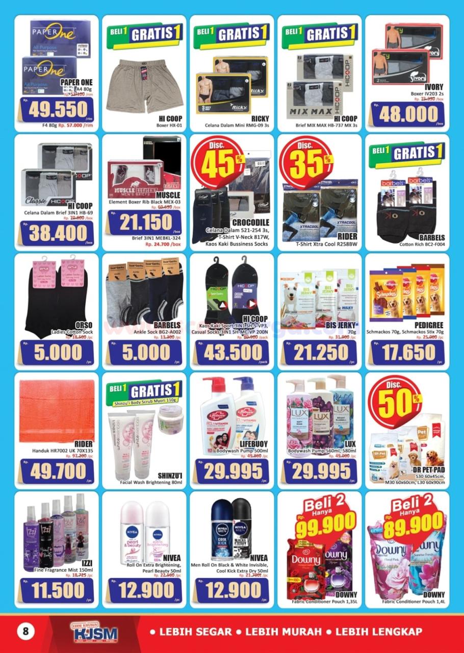 Katalog Promo JSM Hari Hari Swalayan 7 - 10 November 2024 8