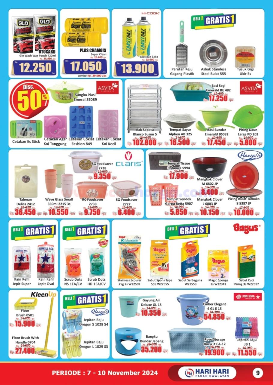 Katalog Promo JSM Hari Hari Swalayan 7 - 10 November 2024 9