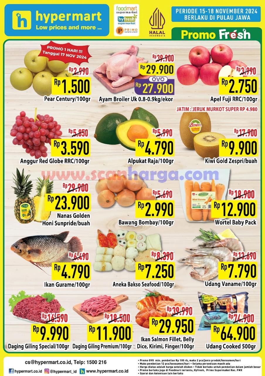 Katalog Promo JSM Hypermart Weekend Terbaru 15 - 21 November 2024 6