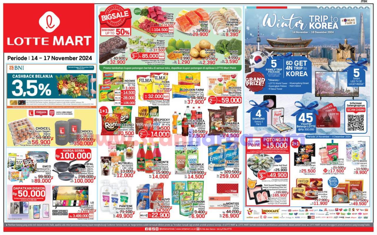 Katalog Promo JSM Lottemart Weekend Terbaru 14 - 17 November 2024