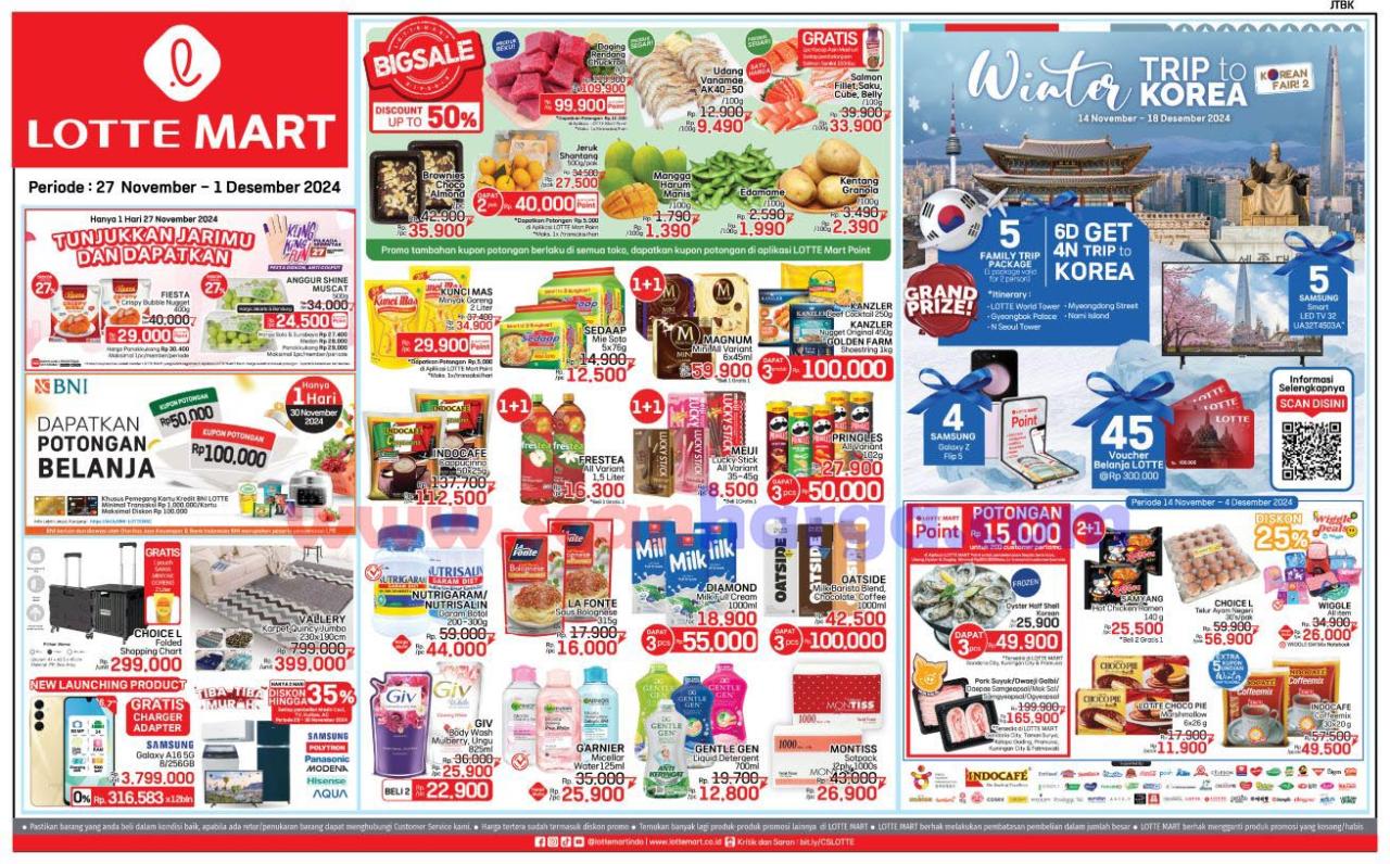 Katalog Promo JSM Lottemart Weekend Terbaru 27 November - 1 Desember 2024