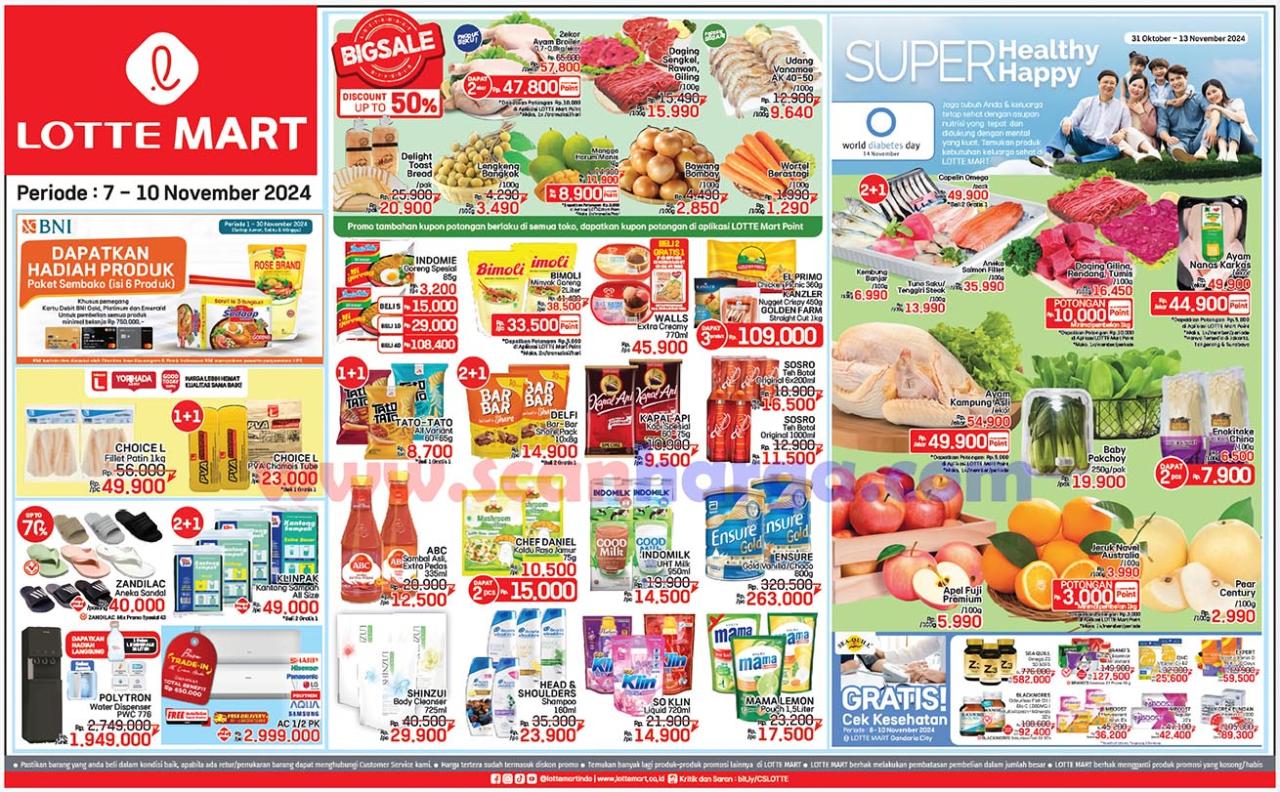 Katalog Promo JSM Lottemart Weekend Terbaru 7 - 10 November 2024