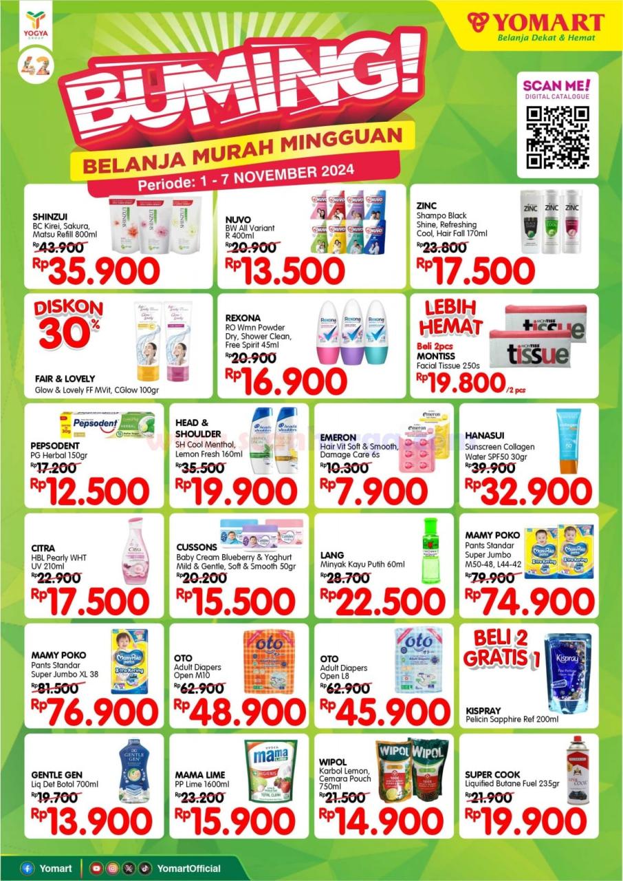 Katalog Promo JSM YOMART Weekend 1 - 7 November 2024 2