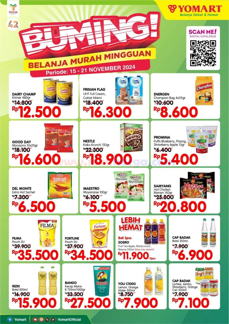 Katalog Promo JSM YOMART Weekend 15 - 21 November 2024 1