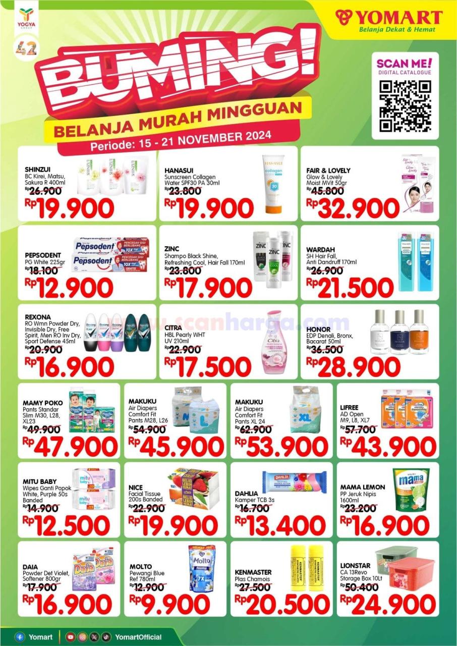 Katalog Promo JSM YOMART Weekend 15 - 21 November 2024 2