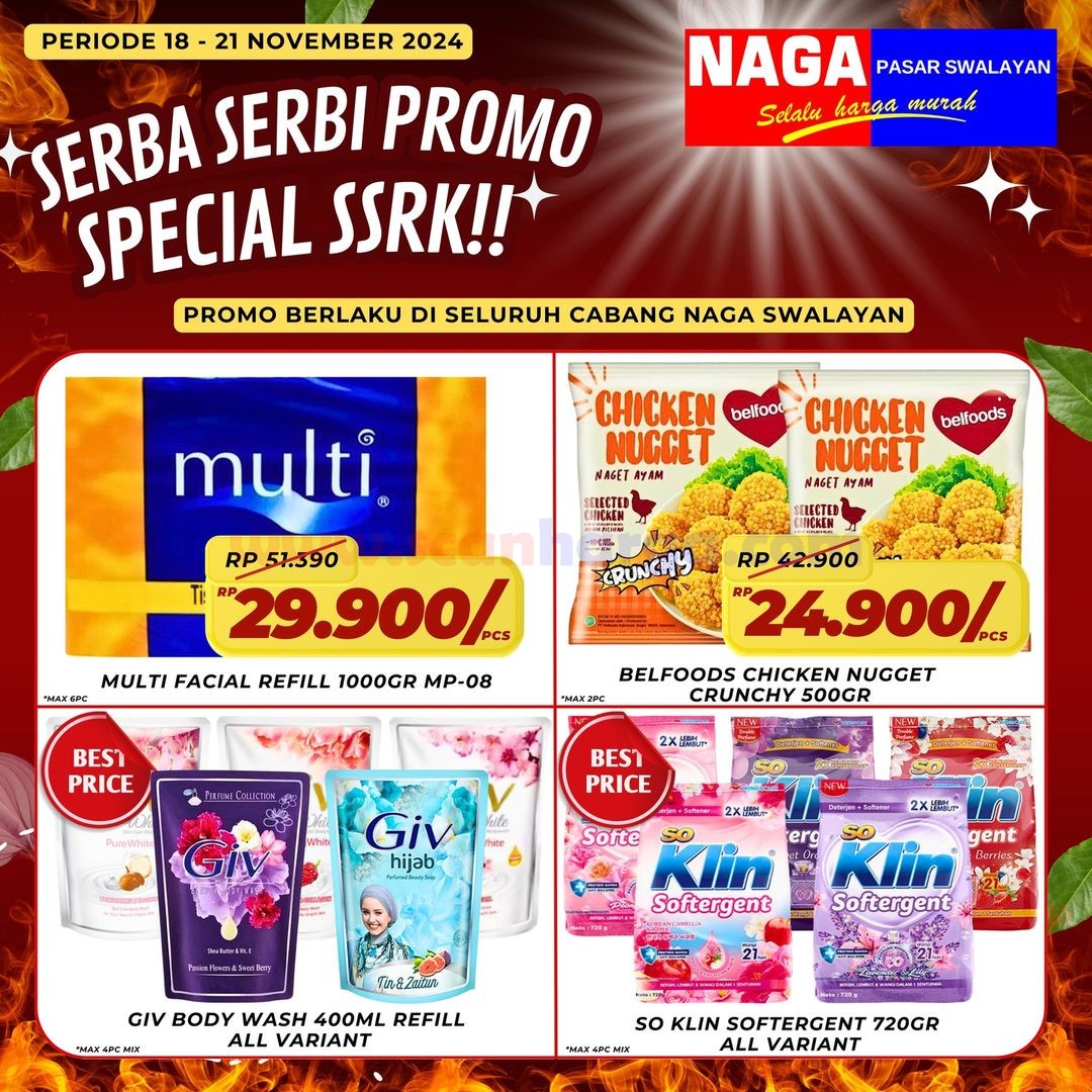 Katalog Promo Naga Swalayan Weekday 18 - 21 November 2024 2