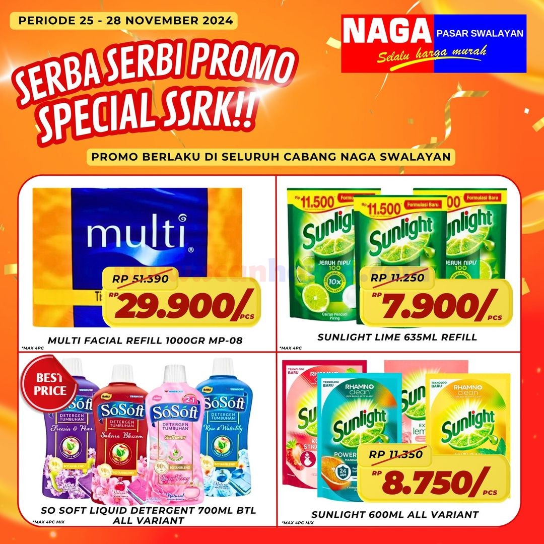 Katalog Promo Naga Swalayan Weekday 25 - 28 November 2024 2