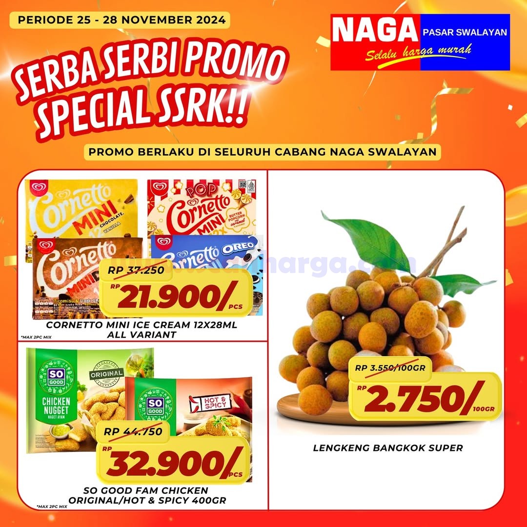 Katalog Promo Naga Swalayan Weekday 25 - 28 November 2024 3