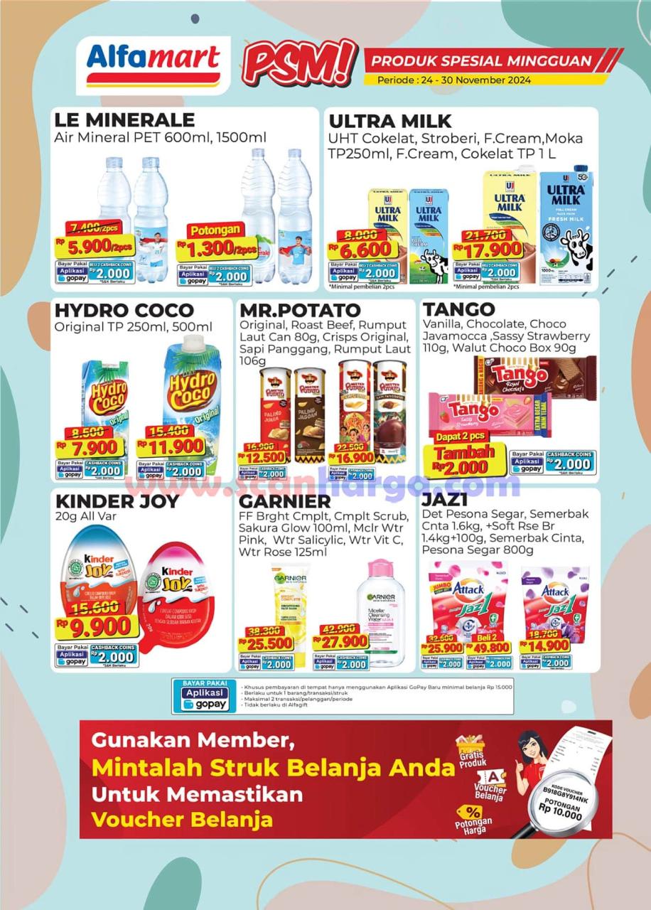 Katalog Promo PSM Alfamart Periode 24 - 30 November 2024