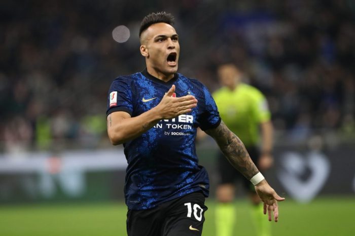 Lautaro martinez striker lukaku pursuit pemain diprediksi scored penalty penyerang termahal 43m sempreinter winner bakal bermain barcelona essentiallysports aguero arsenal