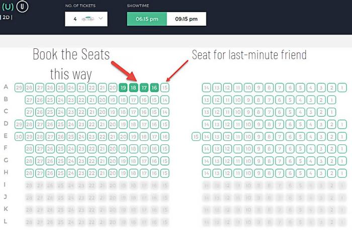 Cara memesan tiket bioskop