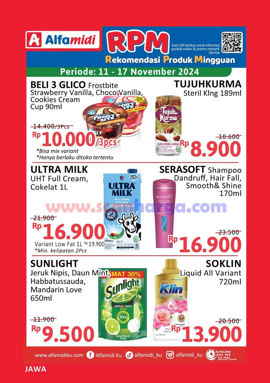 Promo ALFAMIDI RPM Periode 11 - 17 November 2024