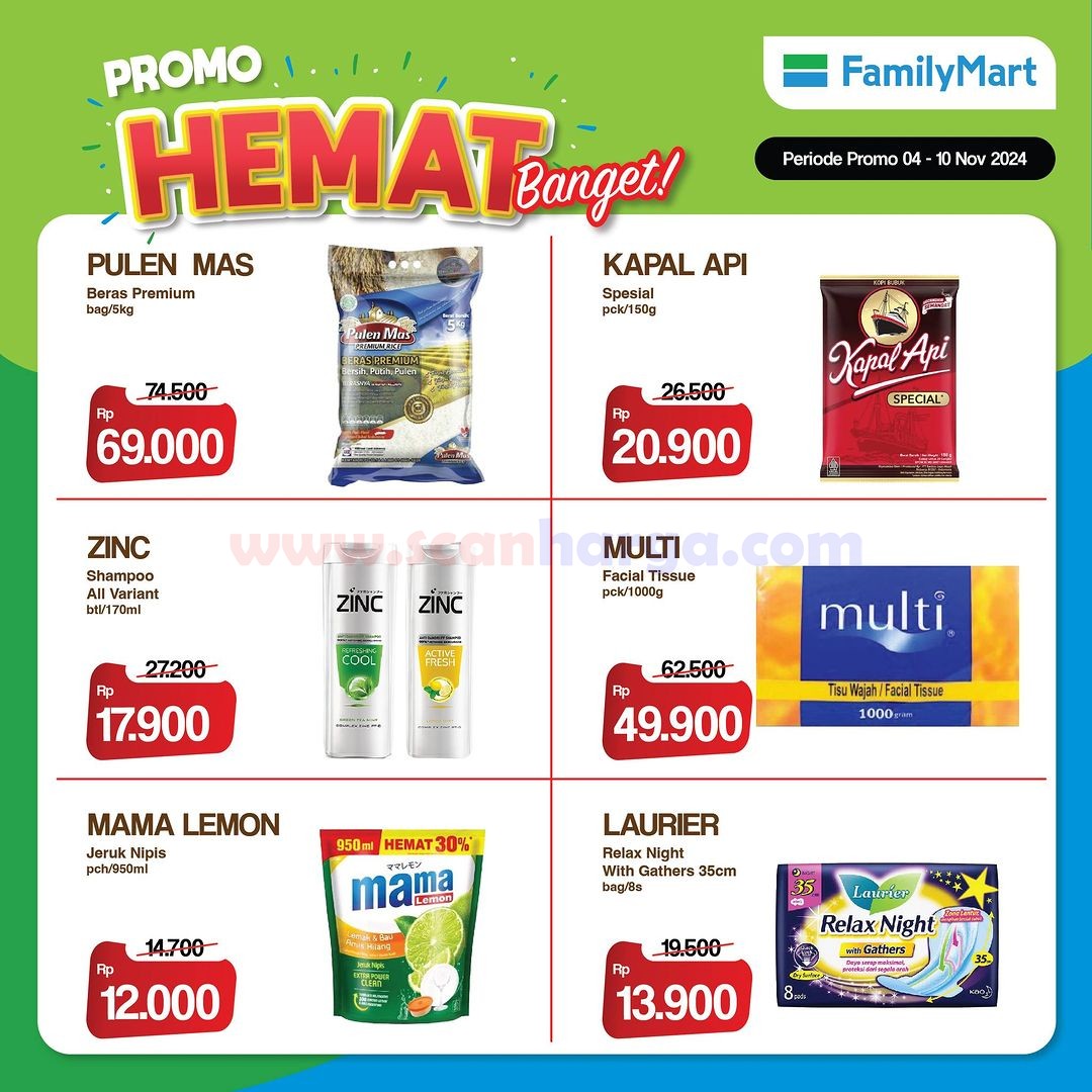 Promo FamilyMart Hemat Banget 4 - 10 November 2024