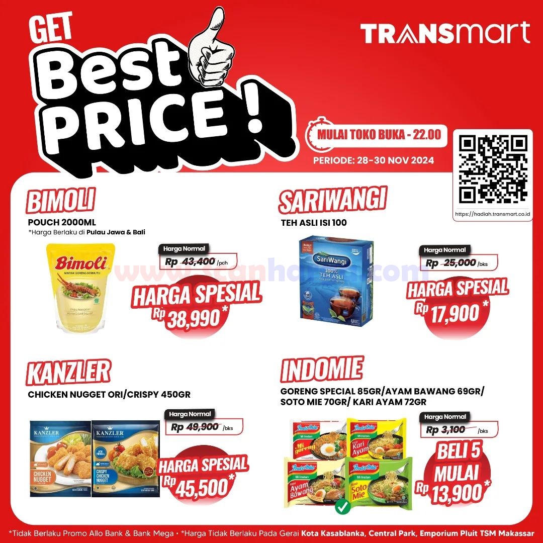 Promo JSM Transmart Weekend 28 - 30 November 2024